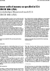 Zweischaliges Mauerwerk nach EC 6